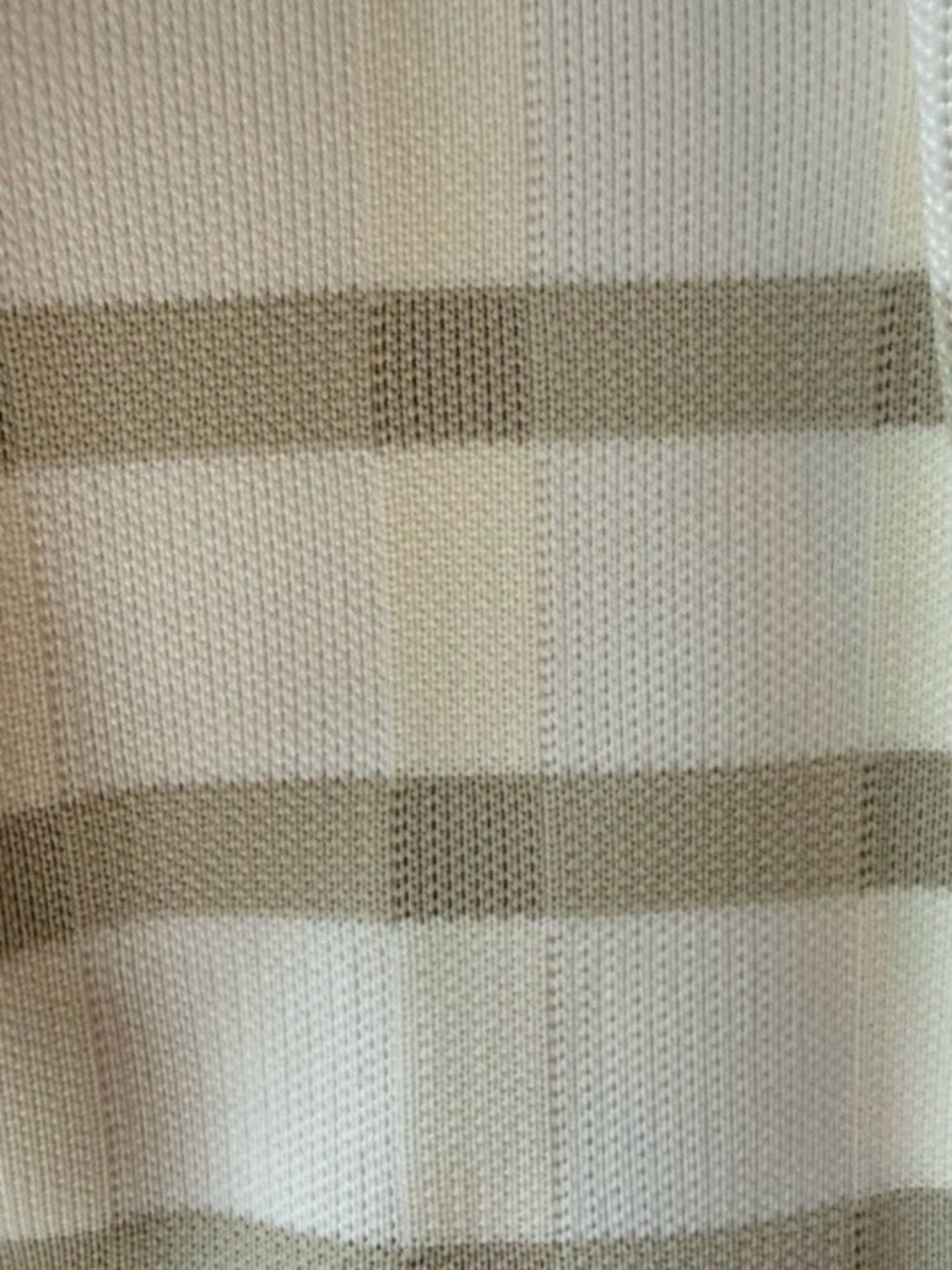 Neiman Marcus Ecru Stripe Woven Tote & Small Zip Pouch - Picture 4 of 6